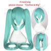 V Miku Cosplay Costume Green Ponytail Wig Virtual Singer Cosplay Shoes Boots Official Uniform For Girl Party Comic Con Outfits
