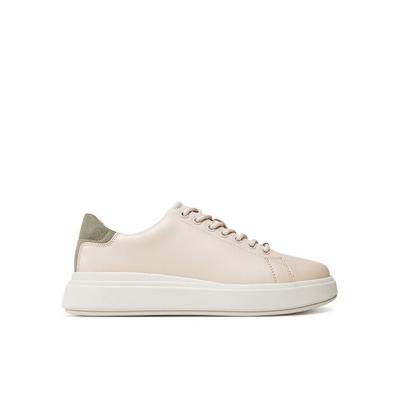 Cupsole Lace Up Lth Sneakers