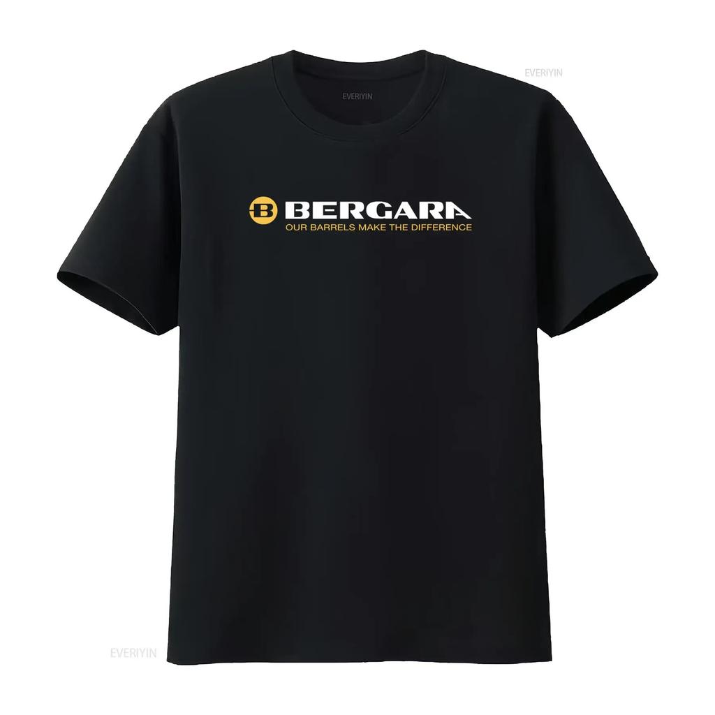 Bergara Guns Firearms Mens Black T Shirt Size S to 3XL Our Barrels Make The Difference vintage Washed Stretched Casual homme