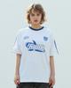 Bajubiju Sporty Jersey T-Shirt [White]