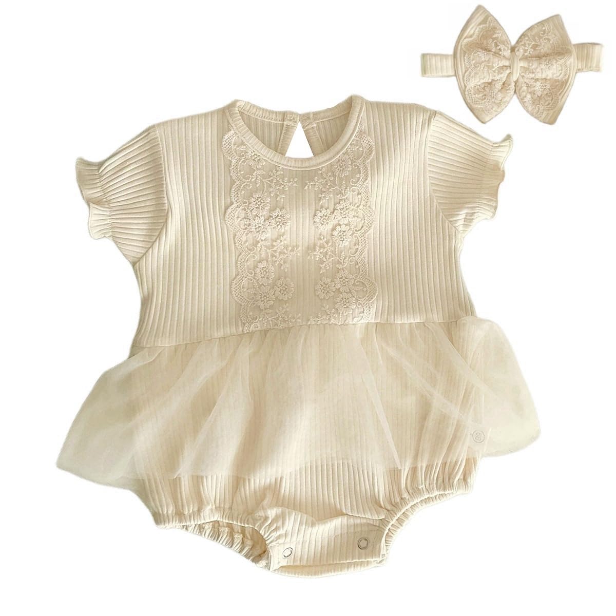 

Детский короткий тюлевый комбинезон с цветочным принтом, для ежемесячного посещения храма, 1 год, 2 года, 2 предмета [VNGOLERRY] Комбинезон, Платье, Рукав, Кружево, Принт, Повязка на голову, Платье, Девочки, Новорожденный,