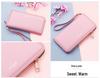 Men's Large Capacity Long Zipper Wallet Wristlet Clutch and Phone Bag