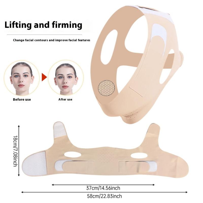 Graphene V-Line Mask, Chin Up Mask V Shaped Face Mask Jaw Exerciser,Double Chin Face Thining Band Massage