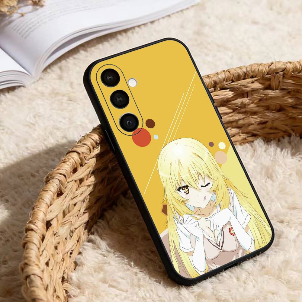 Shokuhou Queen Misaki Phone Case For Samsung Galaxy A20,21s,22,31,32,52,53,72,73,80,91 Soft Black Shell