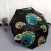 1pc Chameleon Pattern Automatic Open/close, All-Season Portable Folding Umbrella, Travel, Everyday, Formal Events - Compact Luxury Parasol, Outdoor Ac
