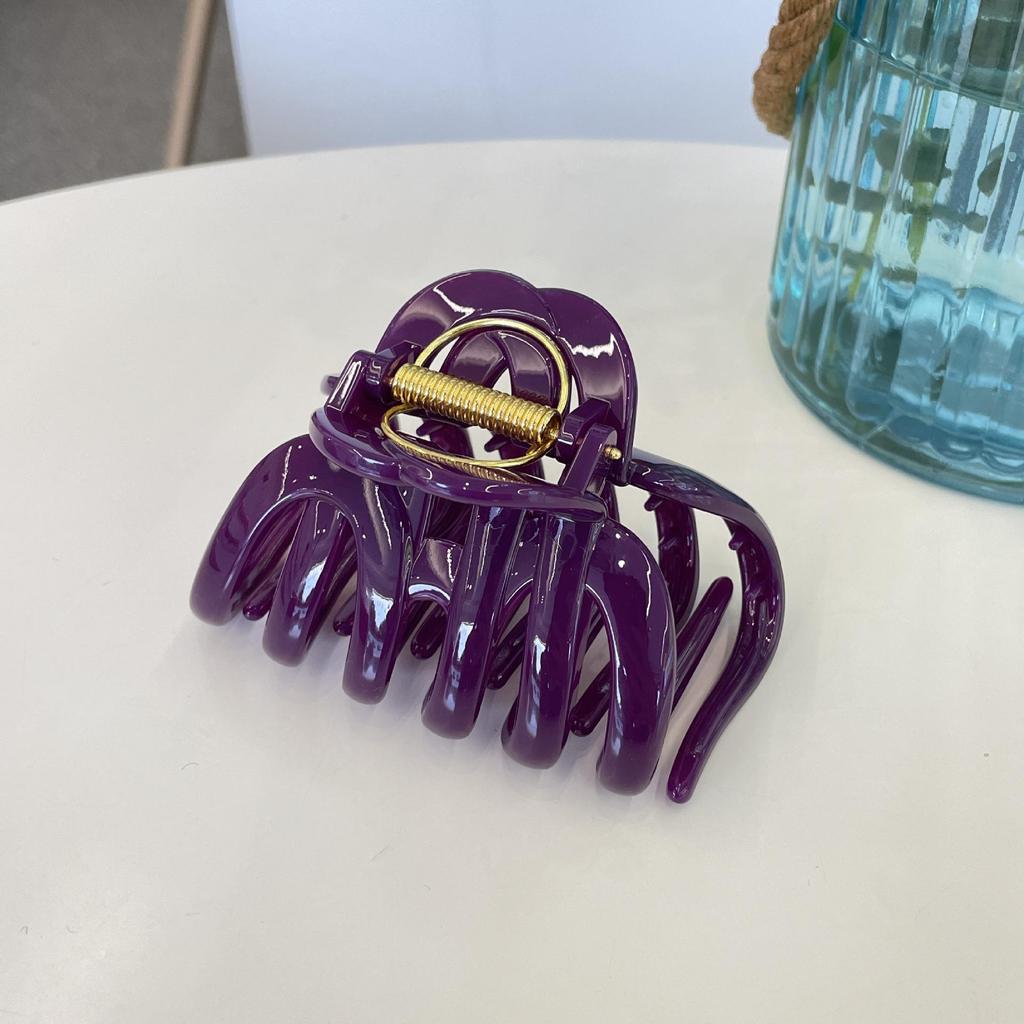 Large Super Grip Pumpkin Claw Clip for Thick Hair - Shark Style Updo Hair Clip 2025