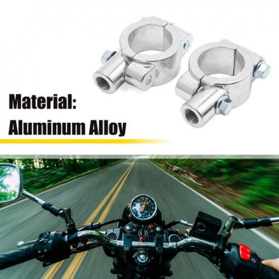 Para Uchwytów Lusterek Motocyklowych na Kierownicę z Gwintem 10 mm i Średnicą 1 cala