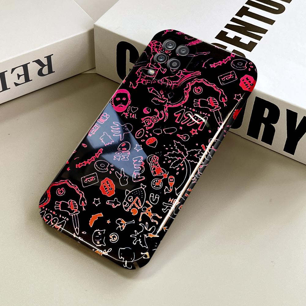 All-inclusive Film Phone Case Cartoon Fashion Design Hard Shell Full Cover Camera Protection Case for Samsung Xiaomi Poco Redmi Infinix Tecno