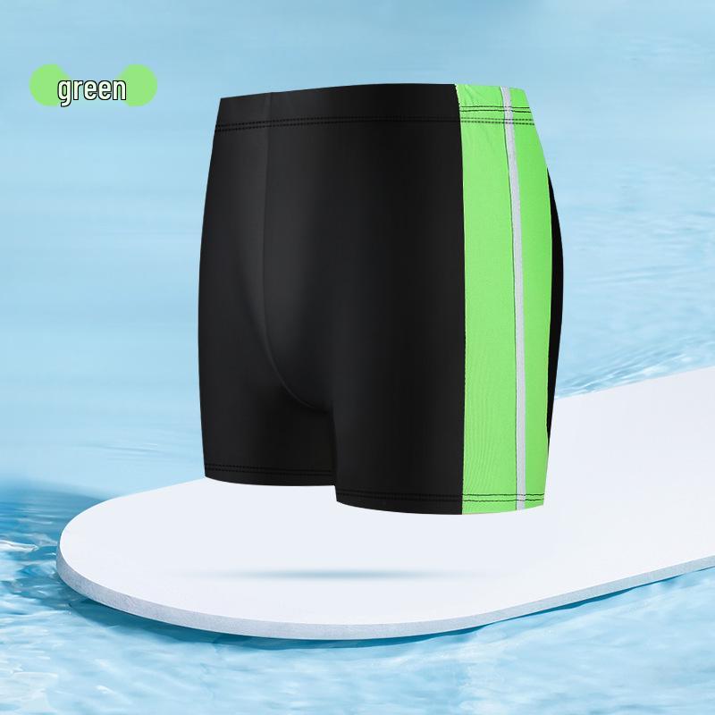 Men's Slimming Square Leg Swim Trunks - Anti-Embarrassment, Fashionable Swimwear for Summer Beach Vacations