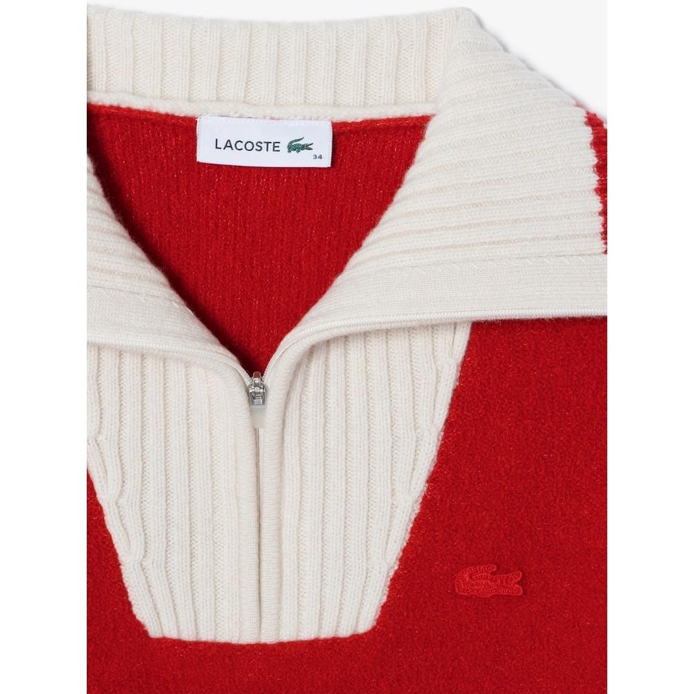 Lacoste Women S Bookle Half Zip Up Sweater Af707e 54n 240 q2nAf707e 54n240