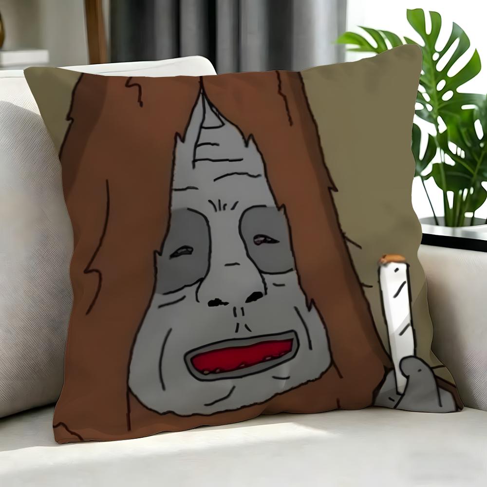 cartoon Sassy the Sasquatch Cushion Cover Cushion Cover Set Pcs x x x Pillowcase Decorative Sofa Home Decor
