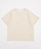 WEGO Short Sleeve Color Short Size Men's T-Shirt, Stitching, Top, Sleeve, Summer/Fall Clothes, Simple, Casual, Gift, L, Off-White