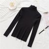 Turtleneck Pullover Sweater Women Jumper Knitted Fashion Autumn Long Sleeve Slim