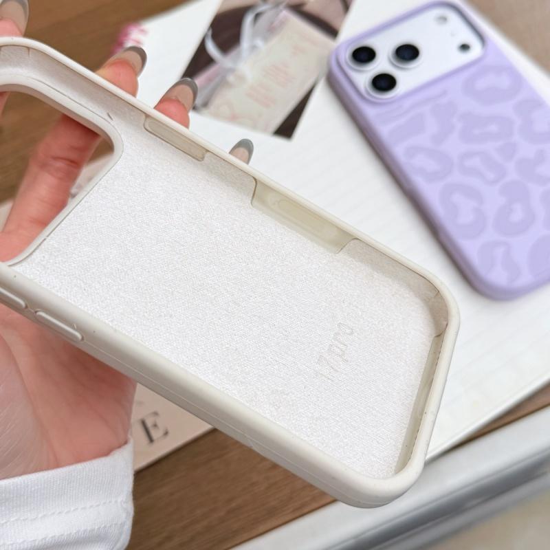 Candy Liquid Silicone Leopard Print Soft Case for iPhone 17 Air 16 17 15 14 13 12 11 Pro Max 17Pro Plus Shockproof Bumper Funda