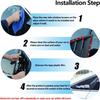 for Hyundai Sonata 2015 2016 2017 2018 2019 Racing Style Rear Side Window Louvers Side Window Scoop Covers Vent Auto Exterior Decoration Accessories