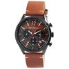 Watch - Theodor - Brown Dial - 41 Mm Case - Brown Leather Strap