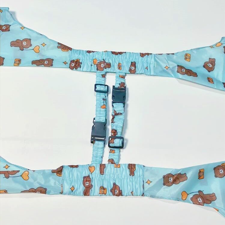FLUFFYPET Dog Clothes for Large Dogs Pee Splatter and Stain Prevention Paw Cover Blue (XL)