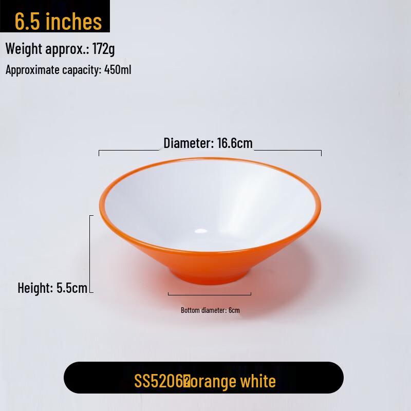 JINMEILI Melamine Nordic Ramen Rice Bowls