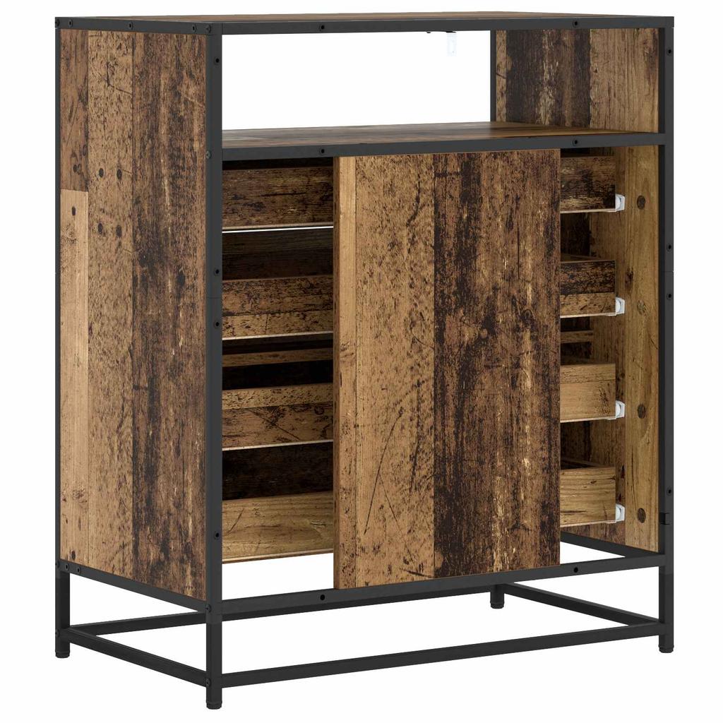 Drawer Cabinet 4 Drawer Reclaimed Wood 70 x 41 x 83.5 cm