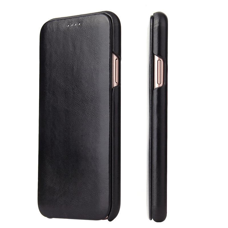 

iPhone 7/8 Plus Retro Cowhide Ultra-thin Business Flip Case iPhone 8 чёрный