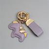 Fashionable Textured Key Pendant Horse Shape Multifuntional Accessory Everyday Use Key Jewelry Suitable for Keys Bags