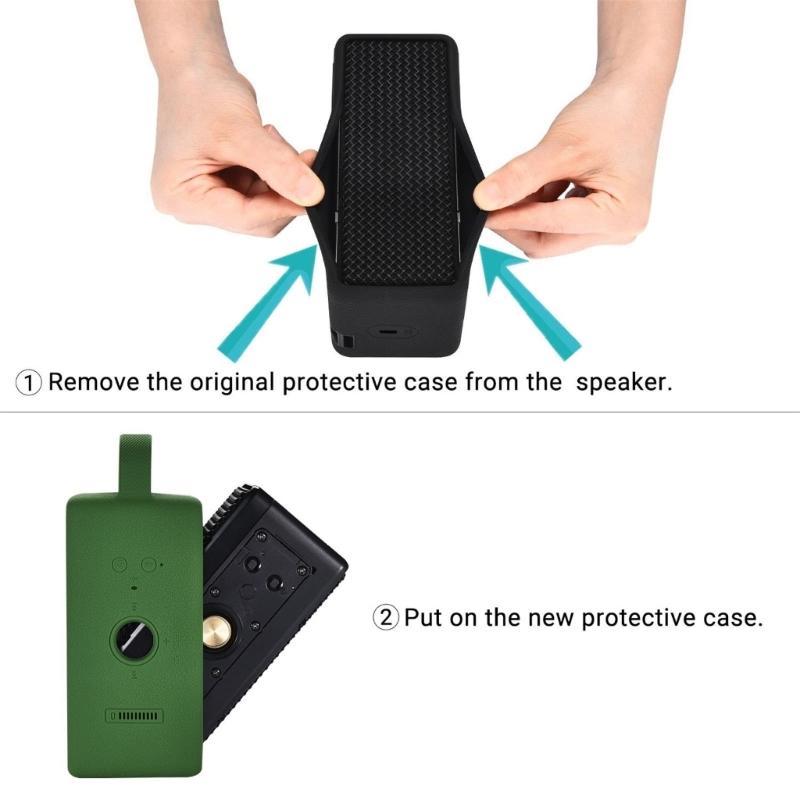 Protective Silicone Sleeve for Embt 3 Wireless Bluetooth-compatible Loudspeaker Easy Installation Dustproof Protector