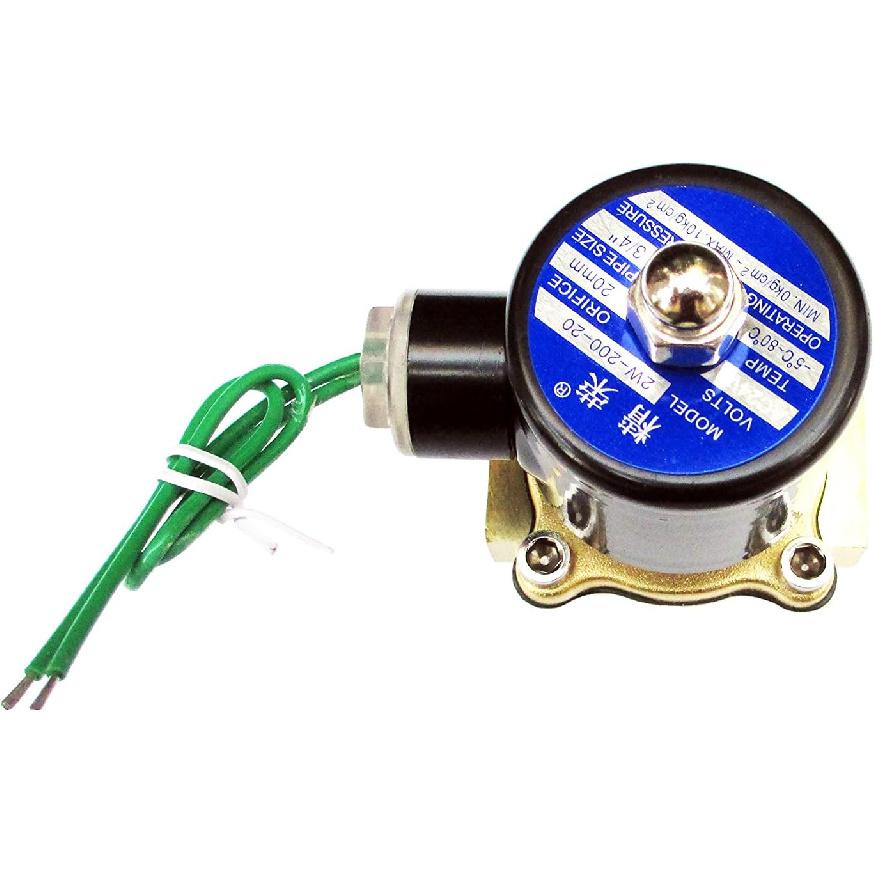 3/4 inch 24V AC Brass Electric Solenoid Valve NPT Gas Water Air Normally Closed