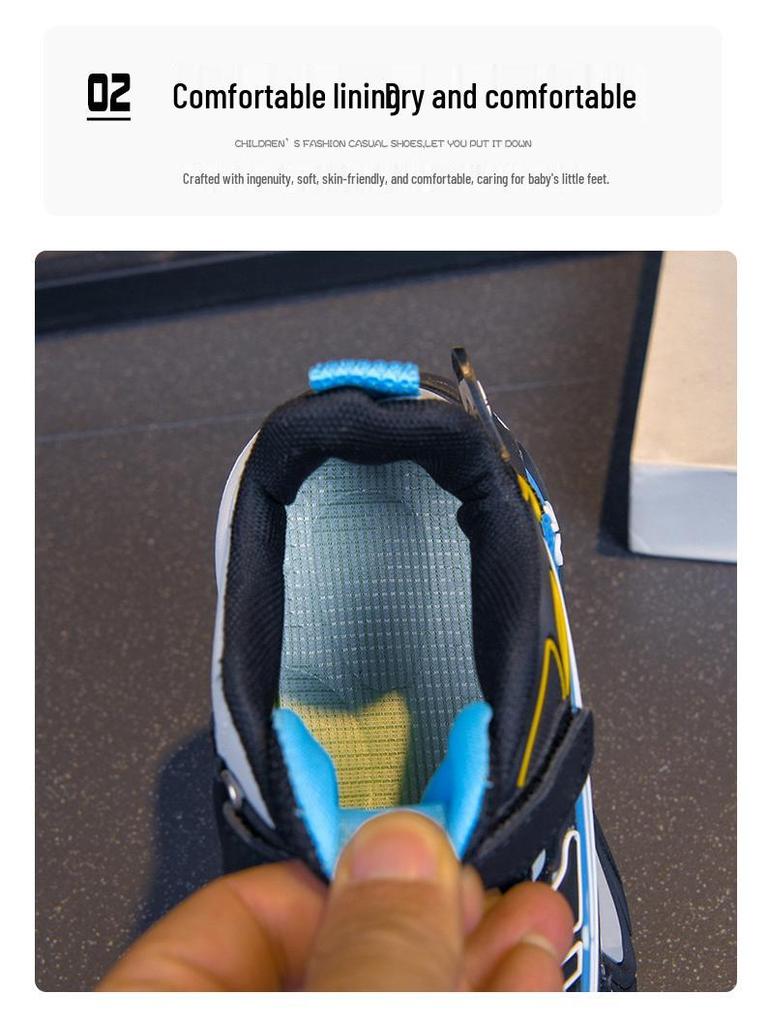 2026 Boys' Lightweight Non-Slip Basketball Shoes with Rotating Buckle