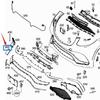 Mercedes-Benz ML/GLE W166 Front Bumper Tow Hook Cover