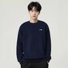 Li Ning Sweatshirts Unisex Ink Blue Crew Neck Moderate Cardigan AWDVG81-4