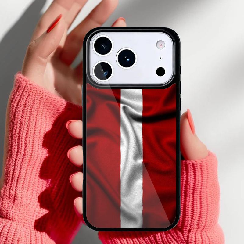 Latvian Flag Coat Of Arms Phone Case for iPhone 17 16 15 14 13 Pro Max Back Cover for 12 11 Pro Coque