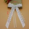 10PCS Heart Shape Tulle Bow Decorations Organza Bows for Wedding Car Party DIY Decoration Heart Shaped Tulle Bows 13x22cm