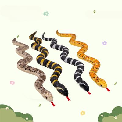 100/150cm Simulated Snake Plush Toy Fake Snake Doll Prank Prop Spoof Cobra Doll Children's Toy Plush Snake Toy