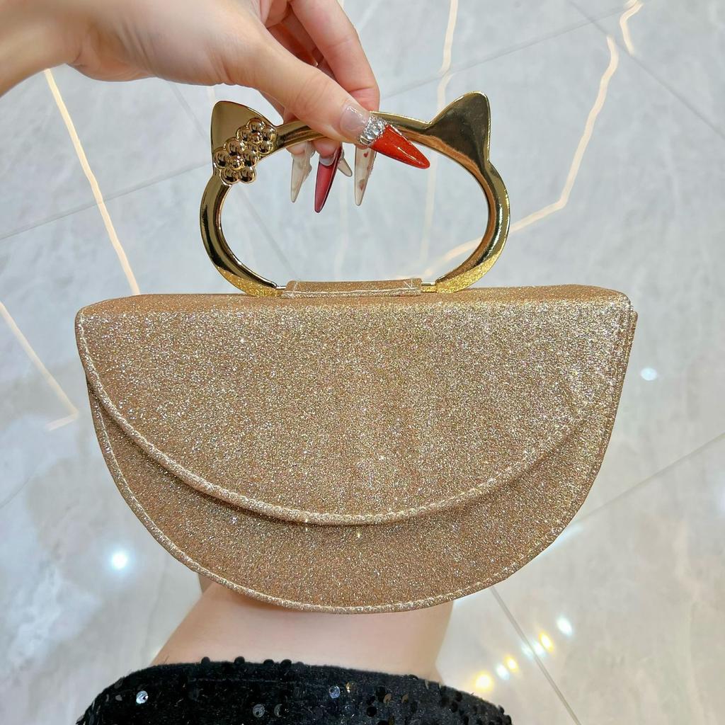 High-end, Niche Design Handbag Box for Fashionable Dinner Parties, Single-shoulder Crossbody Bag