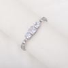 European and American new single-layer zircon bracelet jewelry women's light luxury simple fashion full of diamonds shiny rhinestone hand jewelry