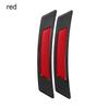 2 Pezzi Protezione Fibra di Carbonio Bordo Sopracciglio Ruota Auto Adesivo Guardia Riflettente Hot accessori per veicoli adesivo riflettente