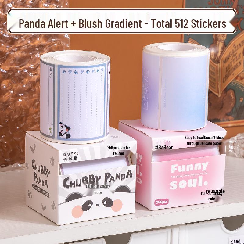 Kaba Bear Adhesive Correction Sticky Notes for Students