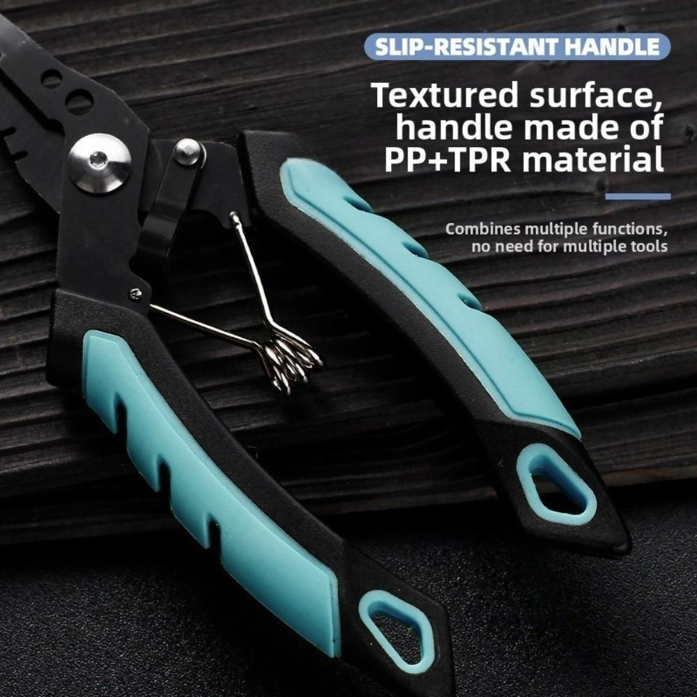Straight Mouth Fish Control Pliers Hook Scissors Lure Clamp Pliers Fishing Trip