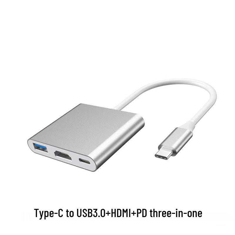 Multi-Function 8-in-1 USB-C Hub with Card Reader & Network Port