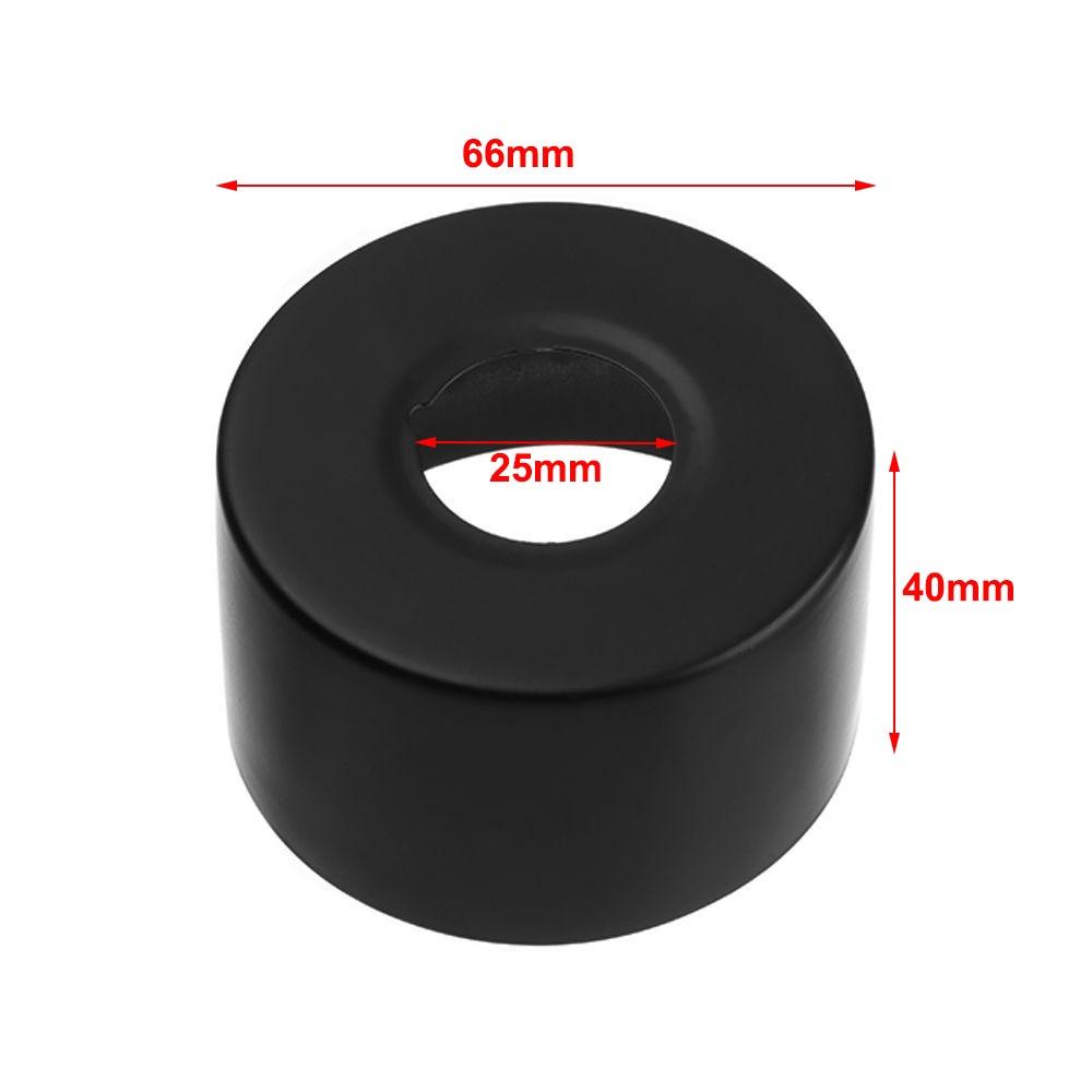 Black Shower Faucet Cover Chrome Finish Shower Arm Flange New Flange Cover Plate