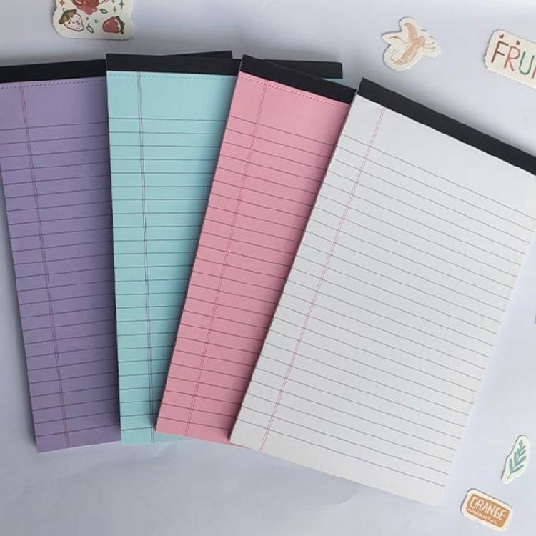 4 Pcs A4 Memos Pad Tearable Legal Pad Scratch Pads Writing Paper Note Pads School Supplies