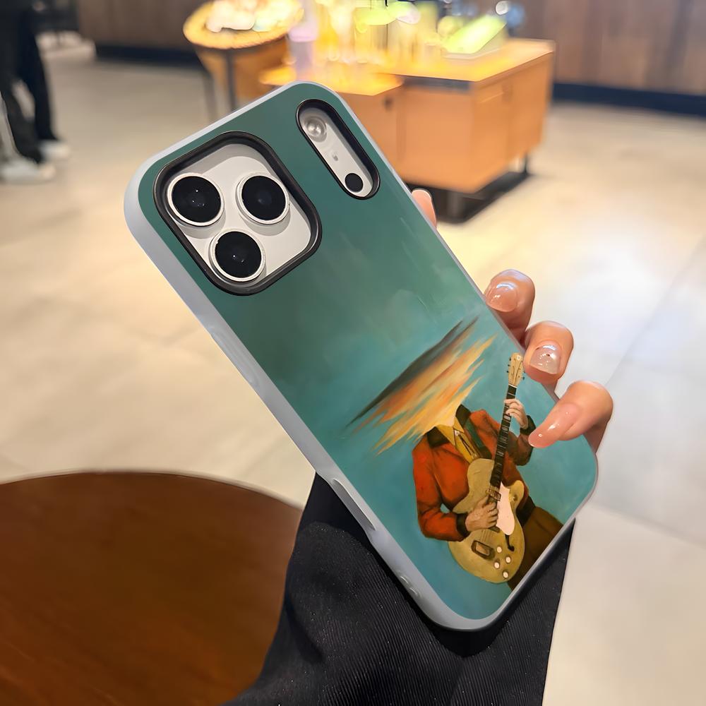 

L-Lord H-Huron Band Phone Case For IPhone 17 Air 16 E 15 14 Plus 13 12 11 Pro Max Jelly 2 In 1 Protective Case iPhone 16 Pro Max