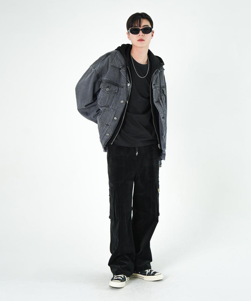 Jenyujeu Iblaz Corduroy Pants - Black