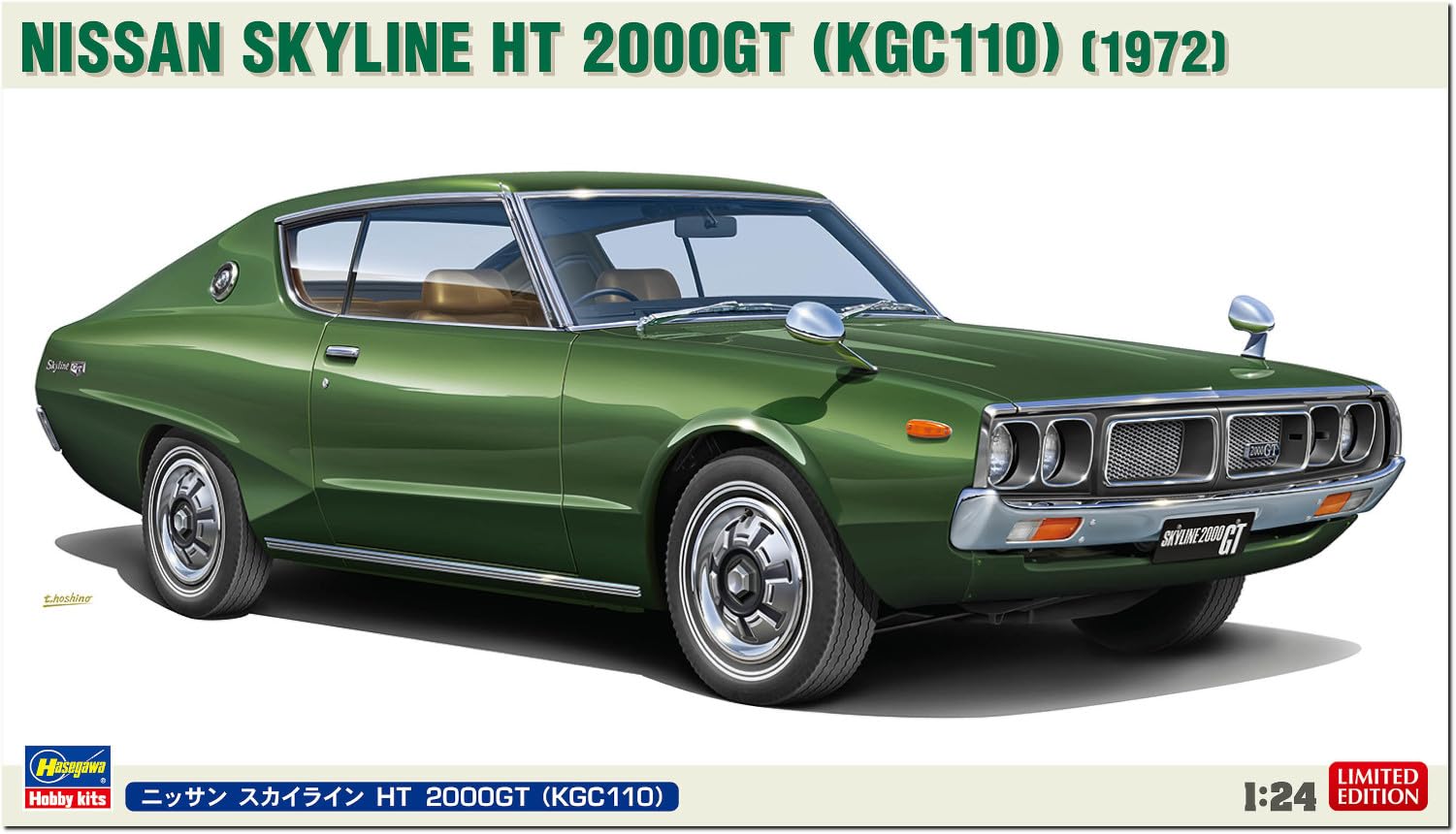 

Hasegawa Nissan Skyline HT 2000GT Plastic Model 20743 1/24 (KGC110) (Car)