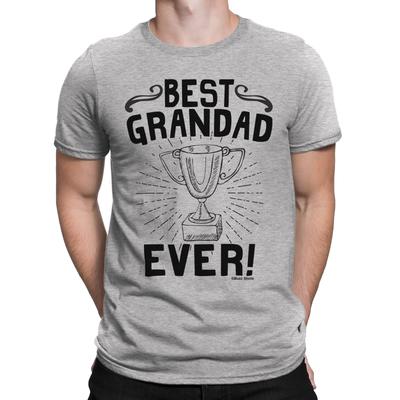 BEST GRANDAD EVER Mens Funny T-Shirt Mens Womens Tees Top  Grandfathers Christmas Eco Gift