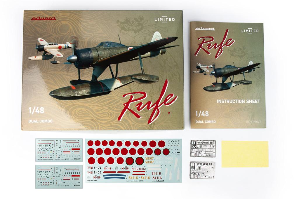 Eduard 1/48 Dual Combo Limited Edition Japanische Marine Typ 2 Wasserflugzeugjäger Plastikmodell EDU11171