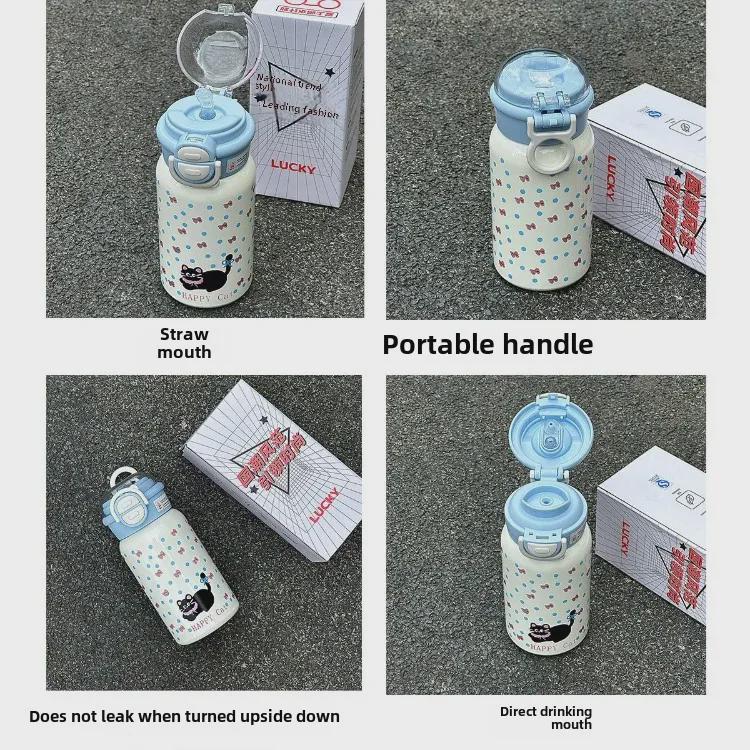 Planet Kitten Söt Tecknad Dubbel Rostfri Sugkopp