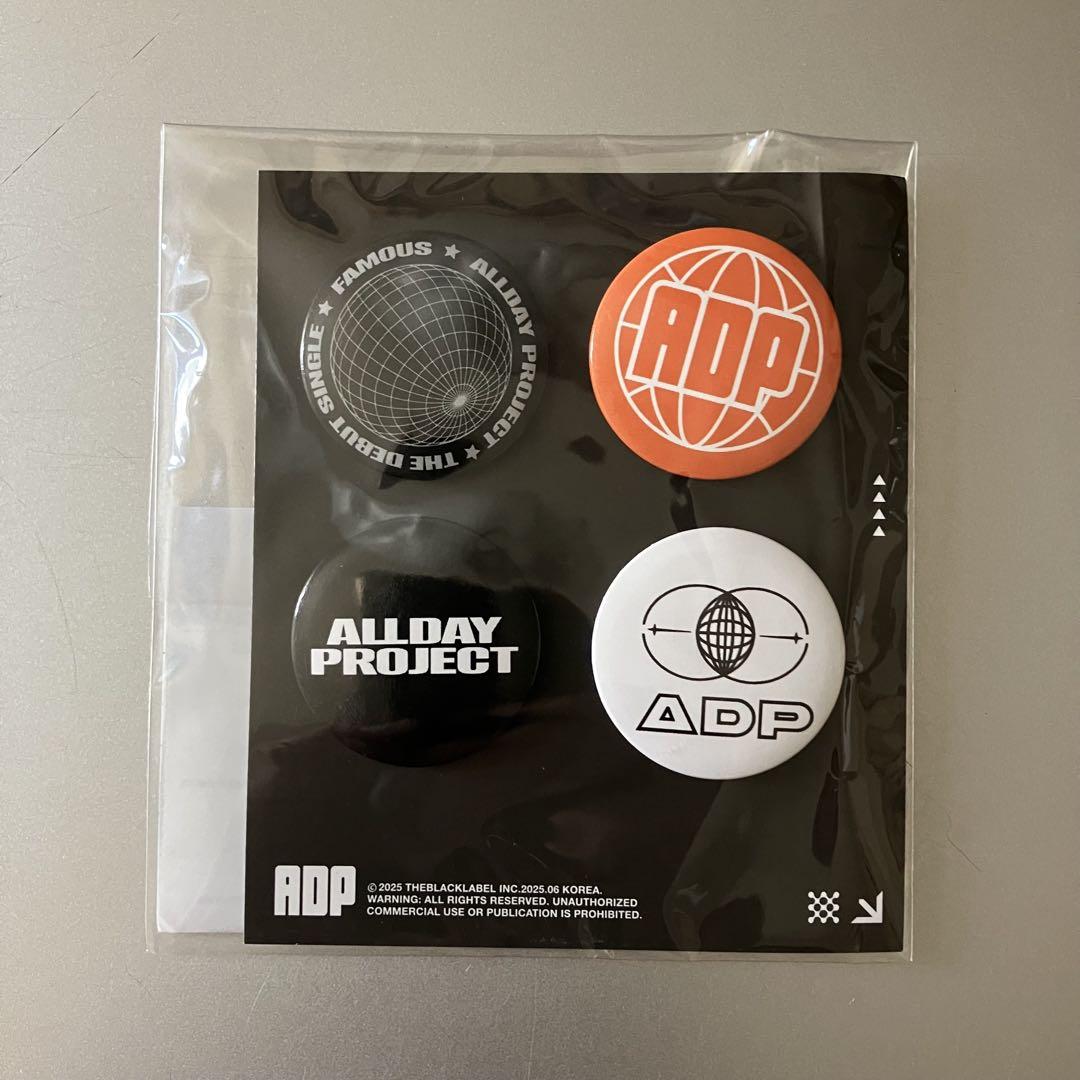 

[USED] ALLDAY PROJECT PIN BUTTON SET Can Badge