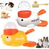 Duck-Shaped Cat Treat Slot Machine Toy, Interactive Food Puzzle Slow Feeder – Compatible with Standard Treats