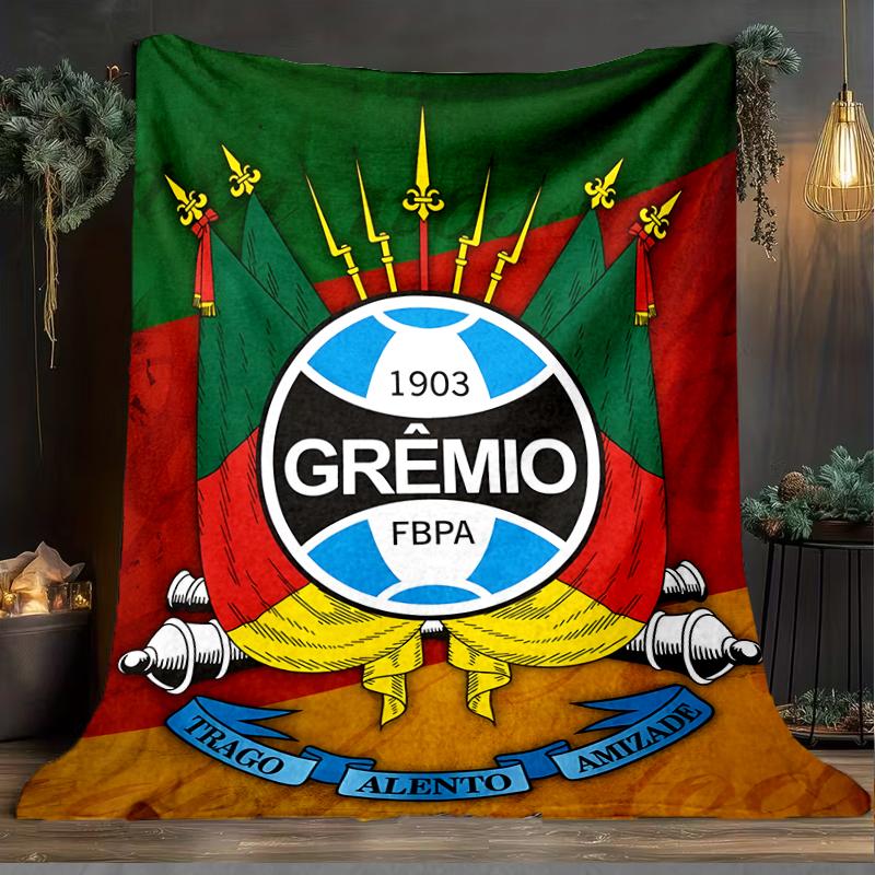 1PC Fc 1903 Emblem Printed Soft Flannel Blanket Throw for Adult Bedroom Living Room Sofa Camping Travel Fan gifts Christmas Gifts
